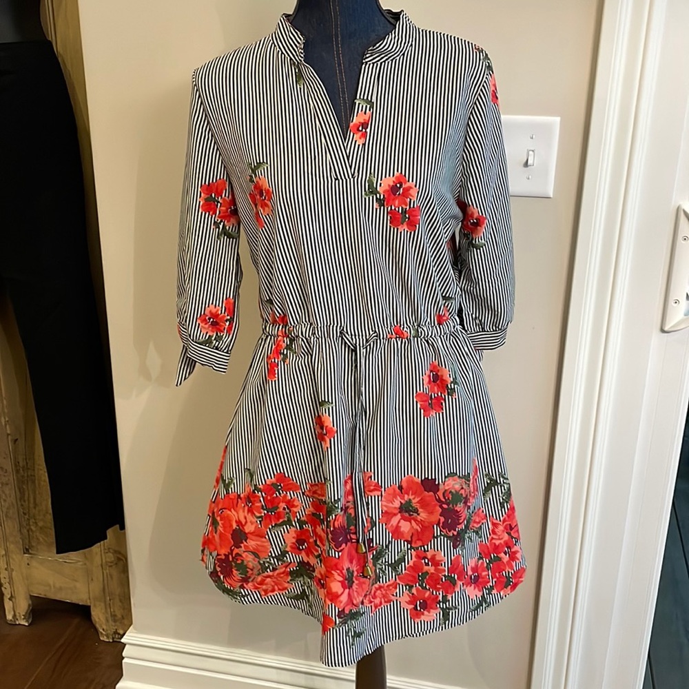 Women’s XL Hint of Blush Tie Waist Dress